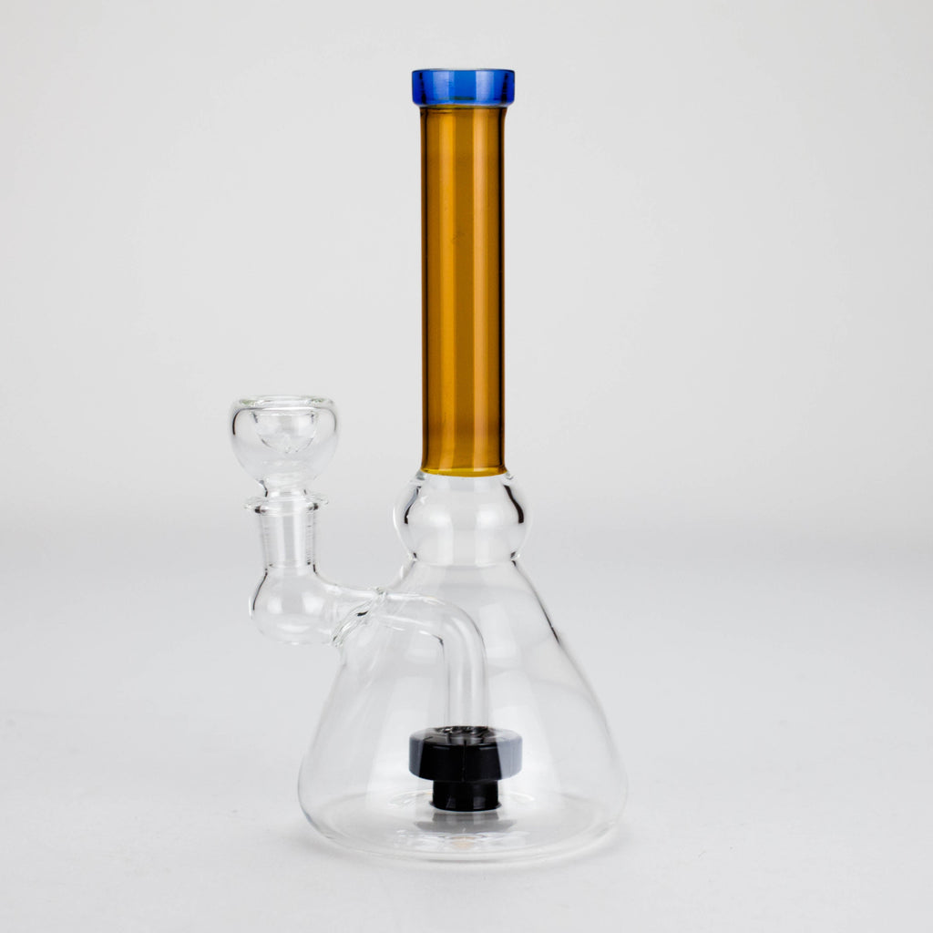 8.5" Stemless Glass Bong with Diffuser – Assorted Colors