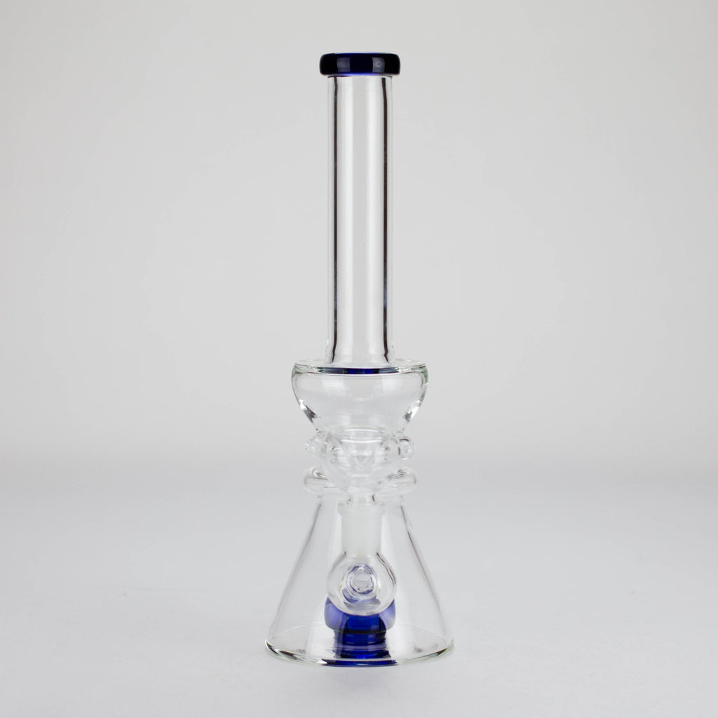 11" Stemless Glass Bong with Diffuser – 14mm Bowl Joint