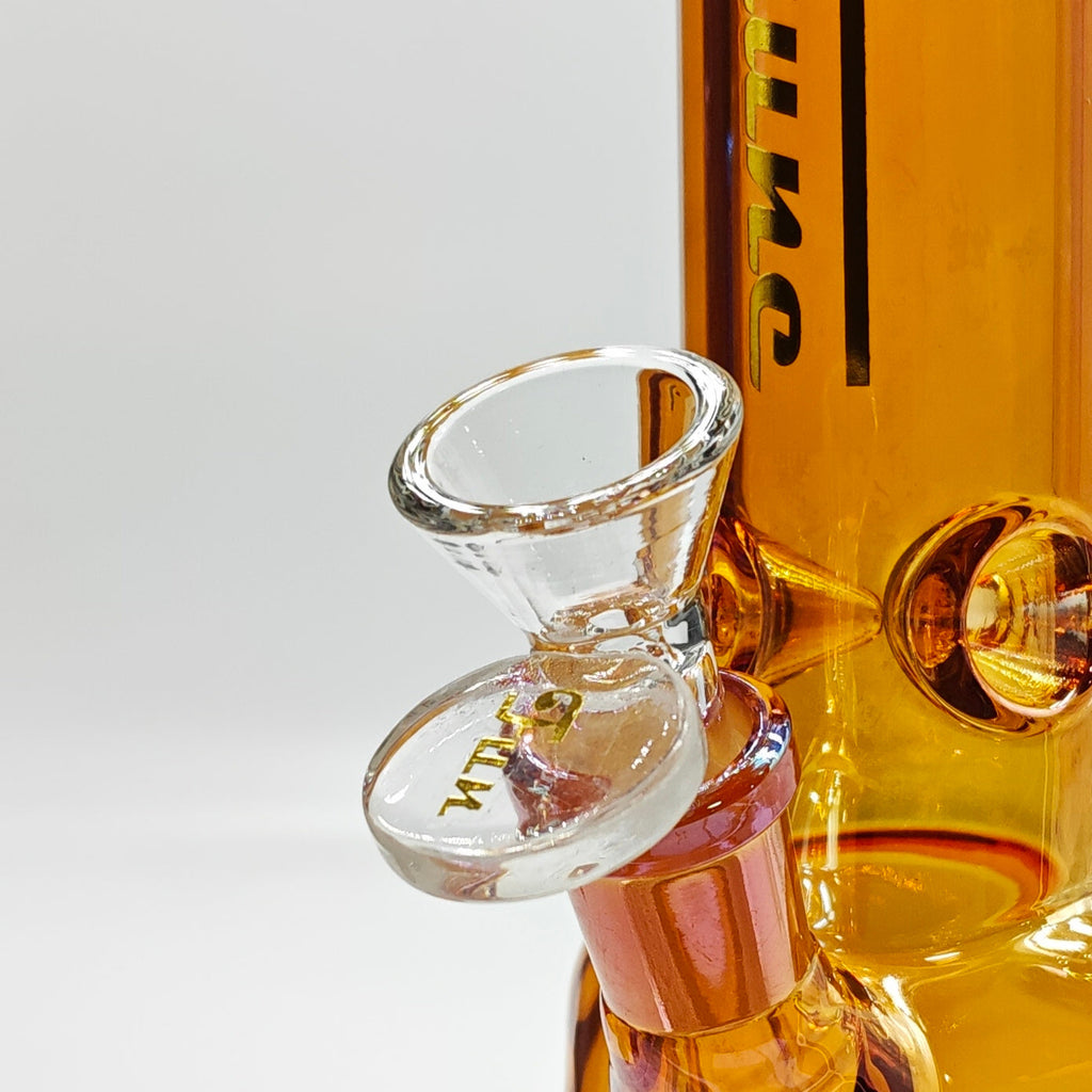 Fortune | Electroplated Skull 10" 5mm Glass Bong [SK105038E]