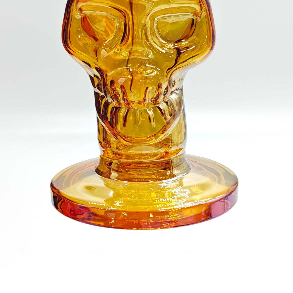 Fortune | Electroplated Skull 10" 5mm Glass Bong [SK105038E]