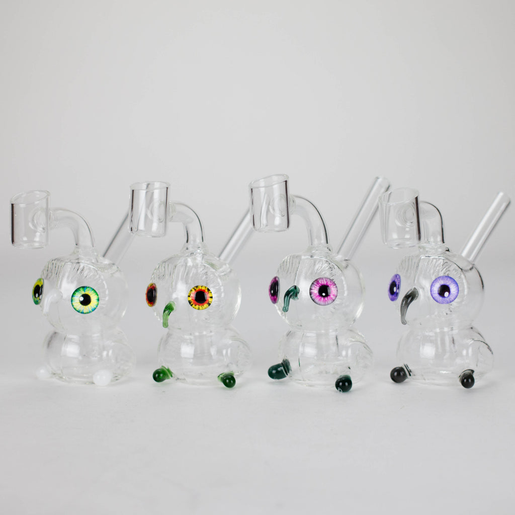 4″ Owl Glass Dab Rig [F20230926-4B]