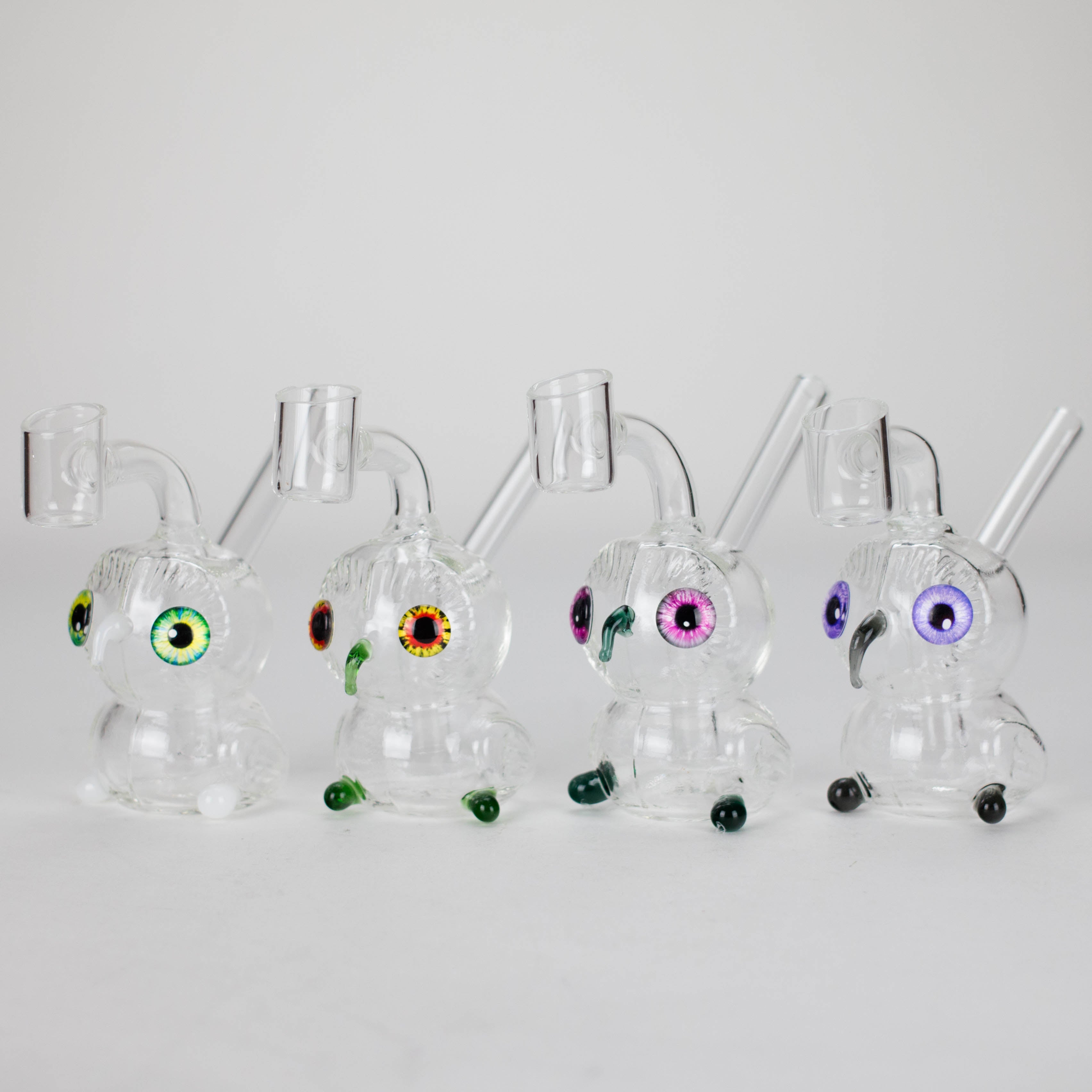 4″ Owl Glass Dab Rig [F20230926-4B]