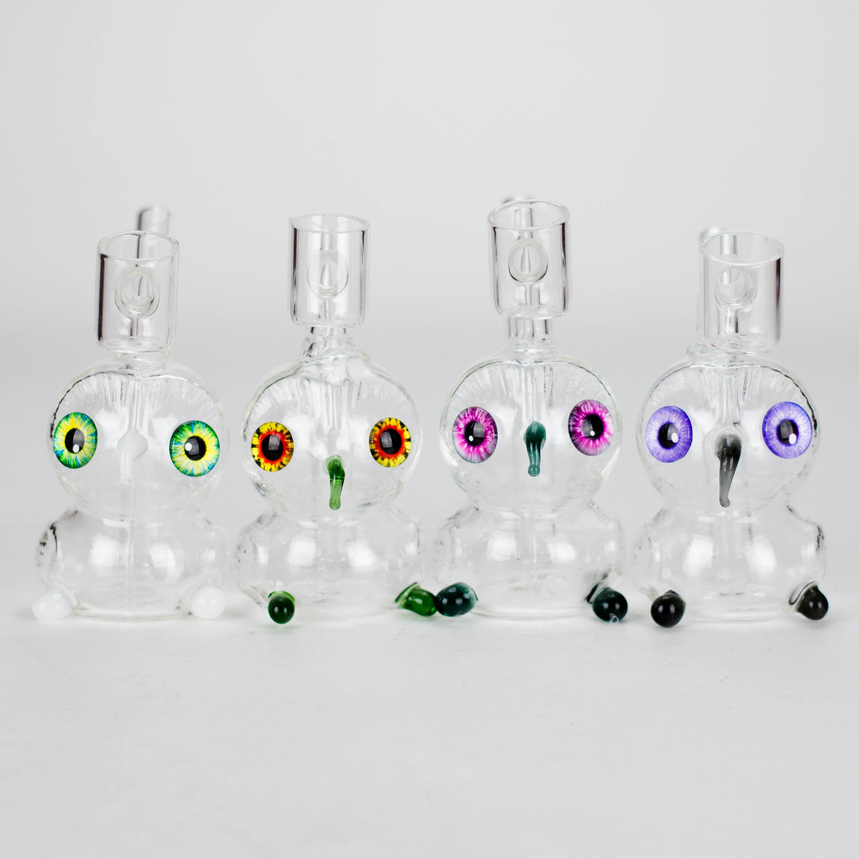 4″ Owl Glass Dab Rig [F20230926-4B]