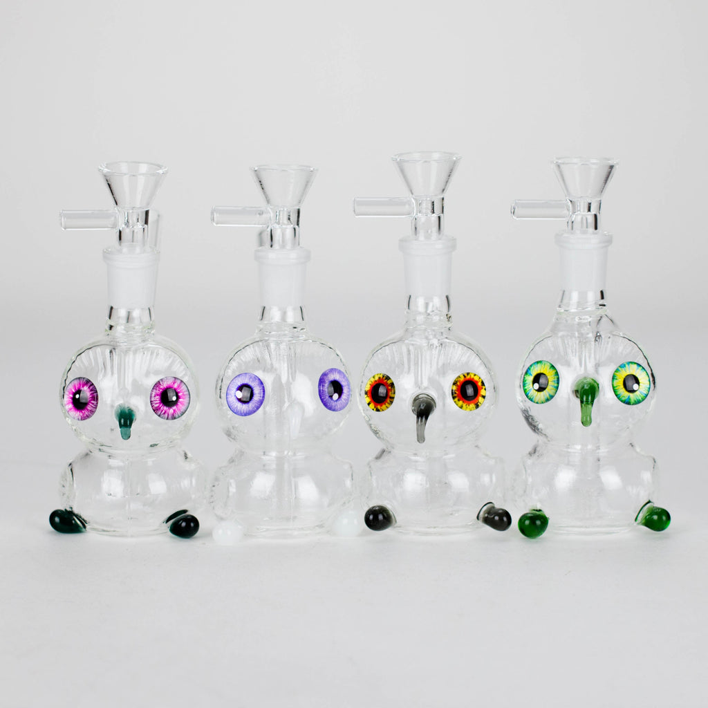 4″ Owl Glass Bong [F20230926-4A]