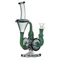 11″ Jade Green Tecycler Glass Bong [C8034]