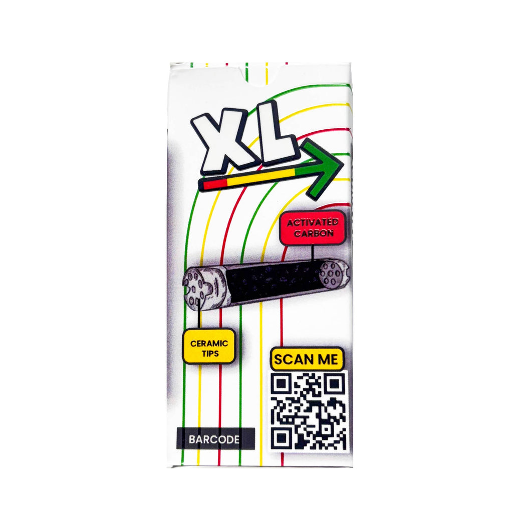 Slimjim - Classic XL Carbon Filters (6mm) (Box of 20)