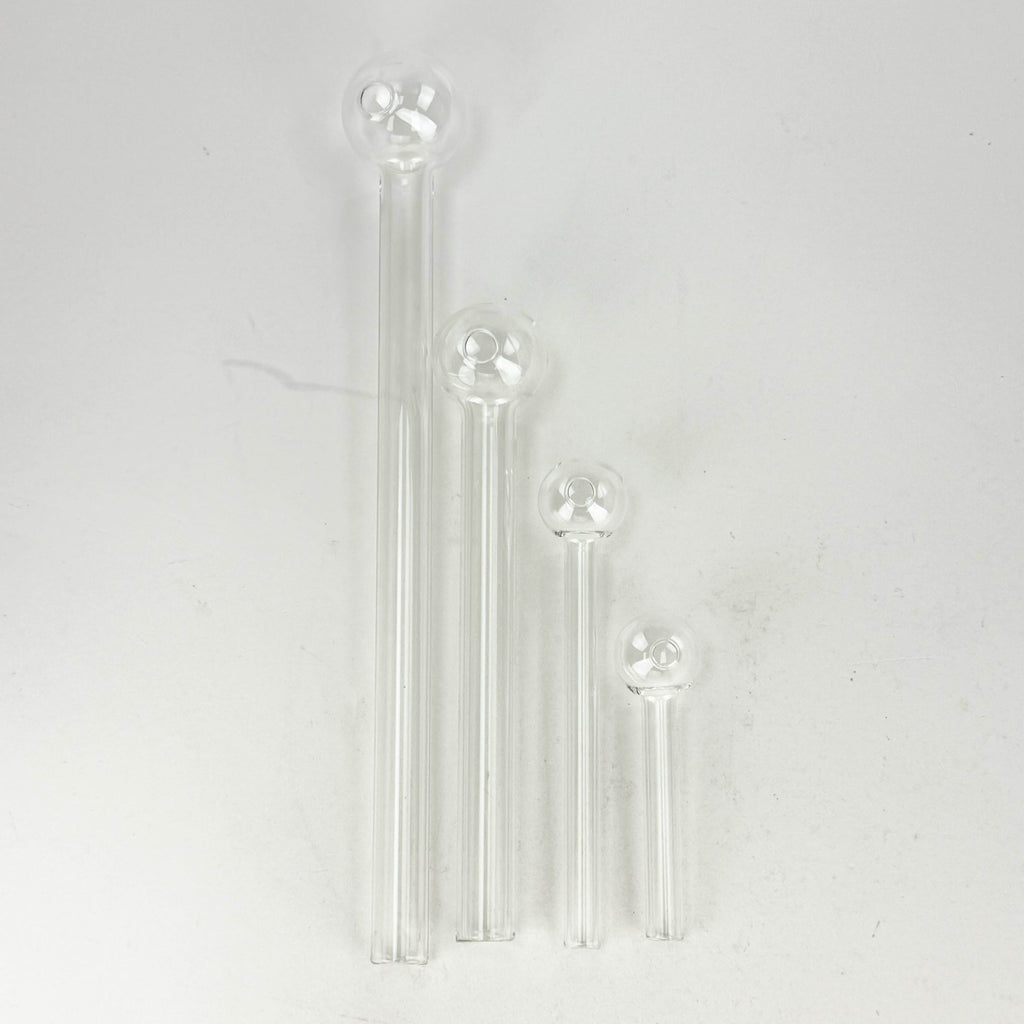 High Quality Glass Oil Burner – Clear (4", 6", 8", 12")