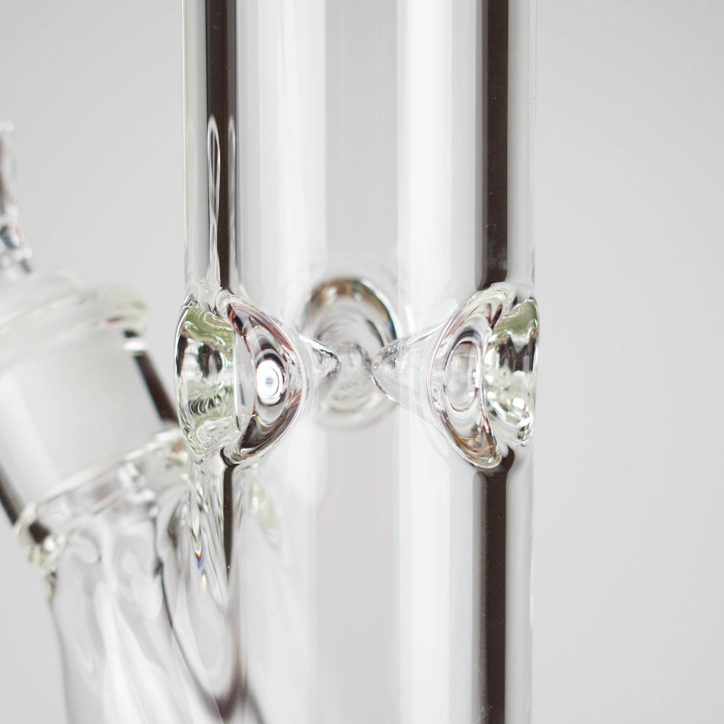 12" Cylindrical Clear Water Pipe – Straight Tube Bong | 9mm Thick