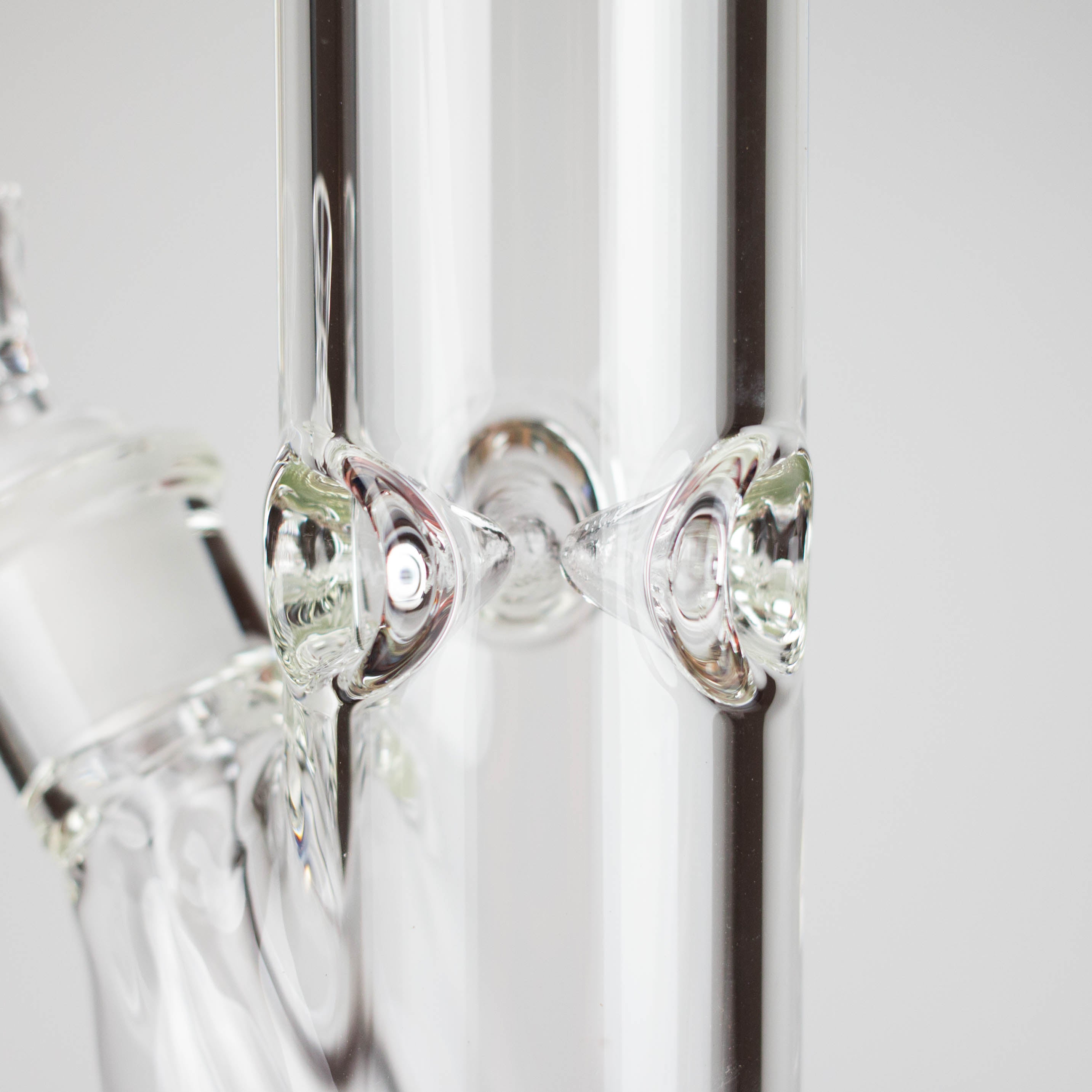 12" Cylindrical Clear Water Pipe – Straight Tube Bong | 9mm Thick