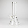 12" Classic Rim Beaker Bong – 9mm Thick Glass with 14mm Bowl Joint