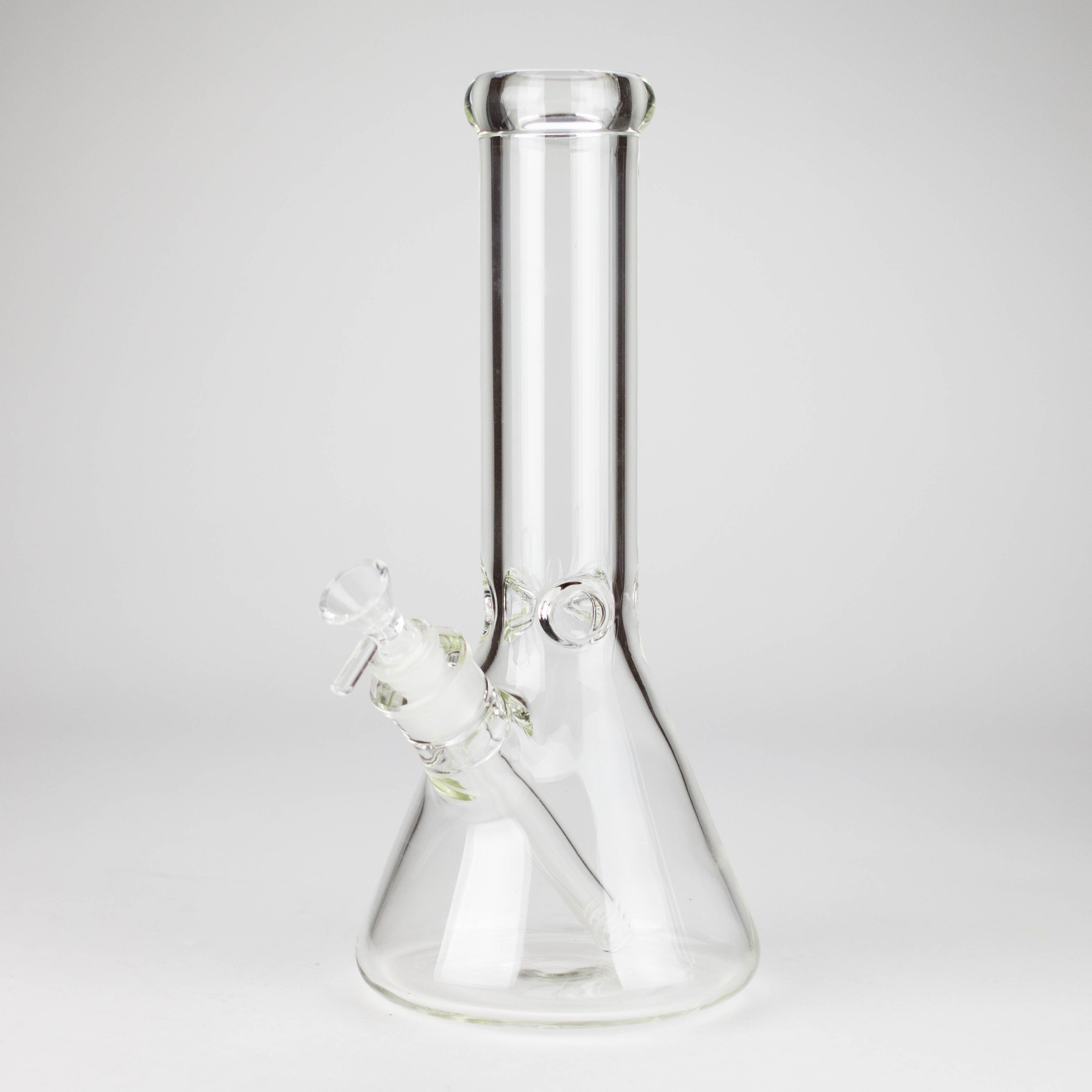 12" Classic Rim Beaker Bong – 9mm Thick Glass with 14mm Bowl Joint
