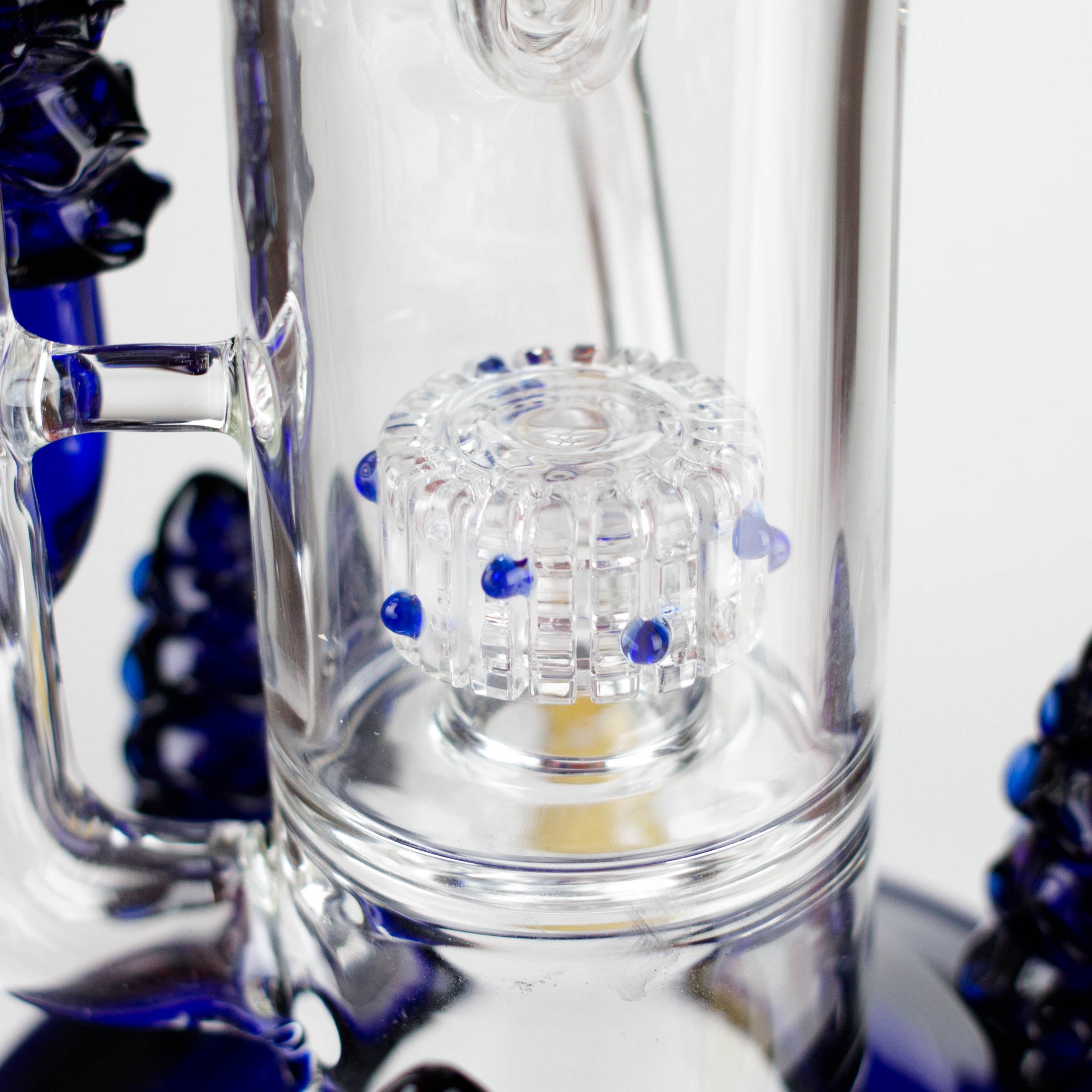 17" Enchanted Forest Glass Bong – Stemless Recycler with 14mm Bowl Joint