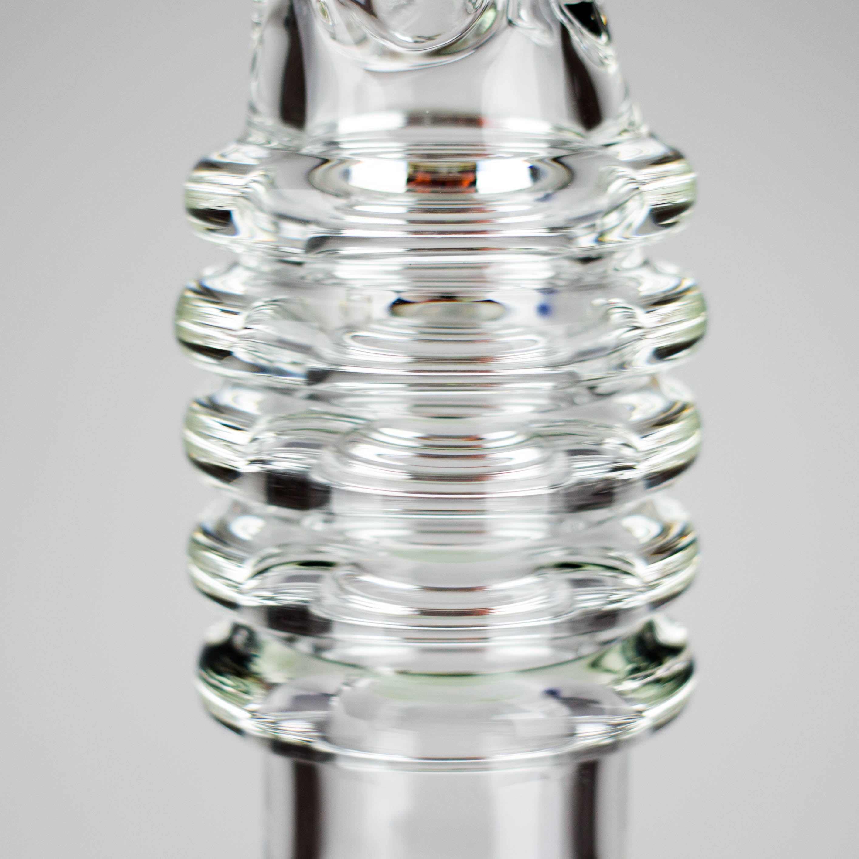 17" Ring Style Beaker Glass Bong – Spiral Neck | Ice Catcher | 14mm Bowl Joint