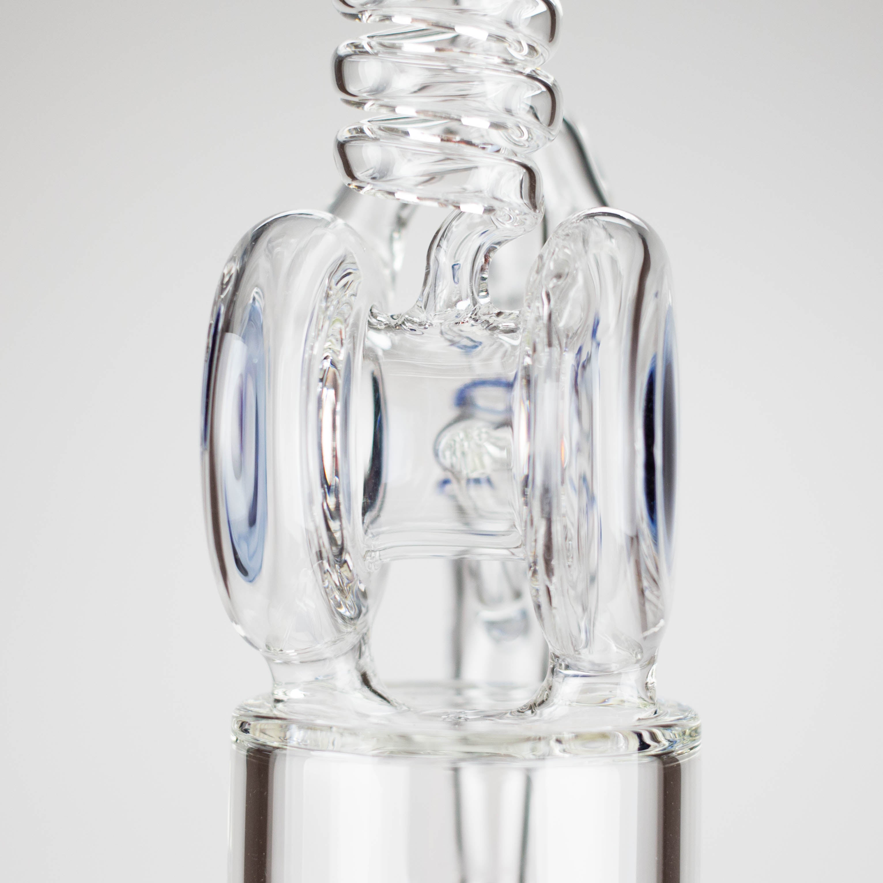 13" Telescope Coil Button Recycler Bong