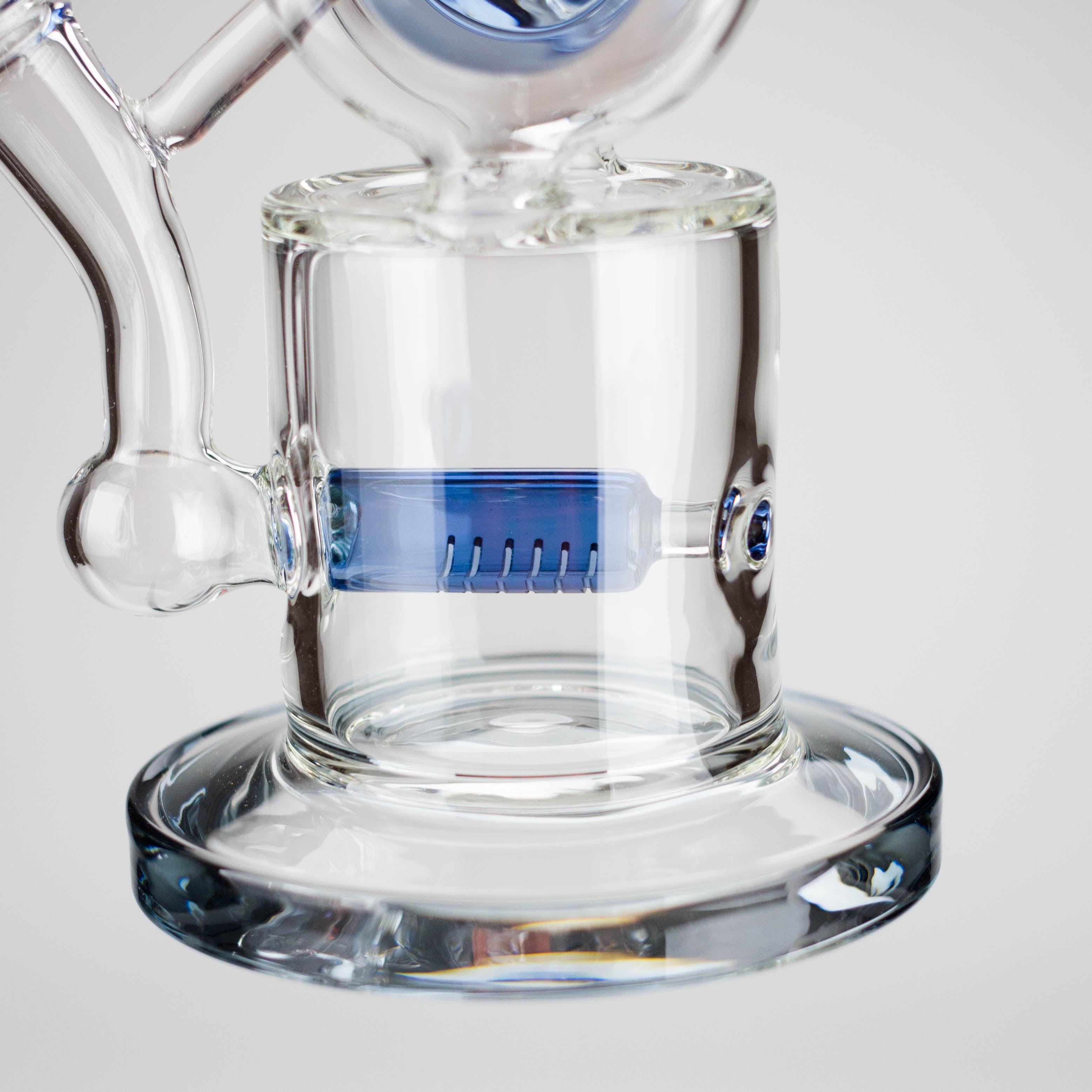 13" Telescope Coil Button Recycler Bong