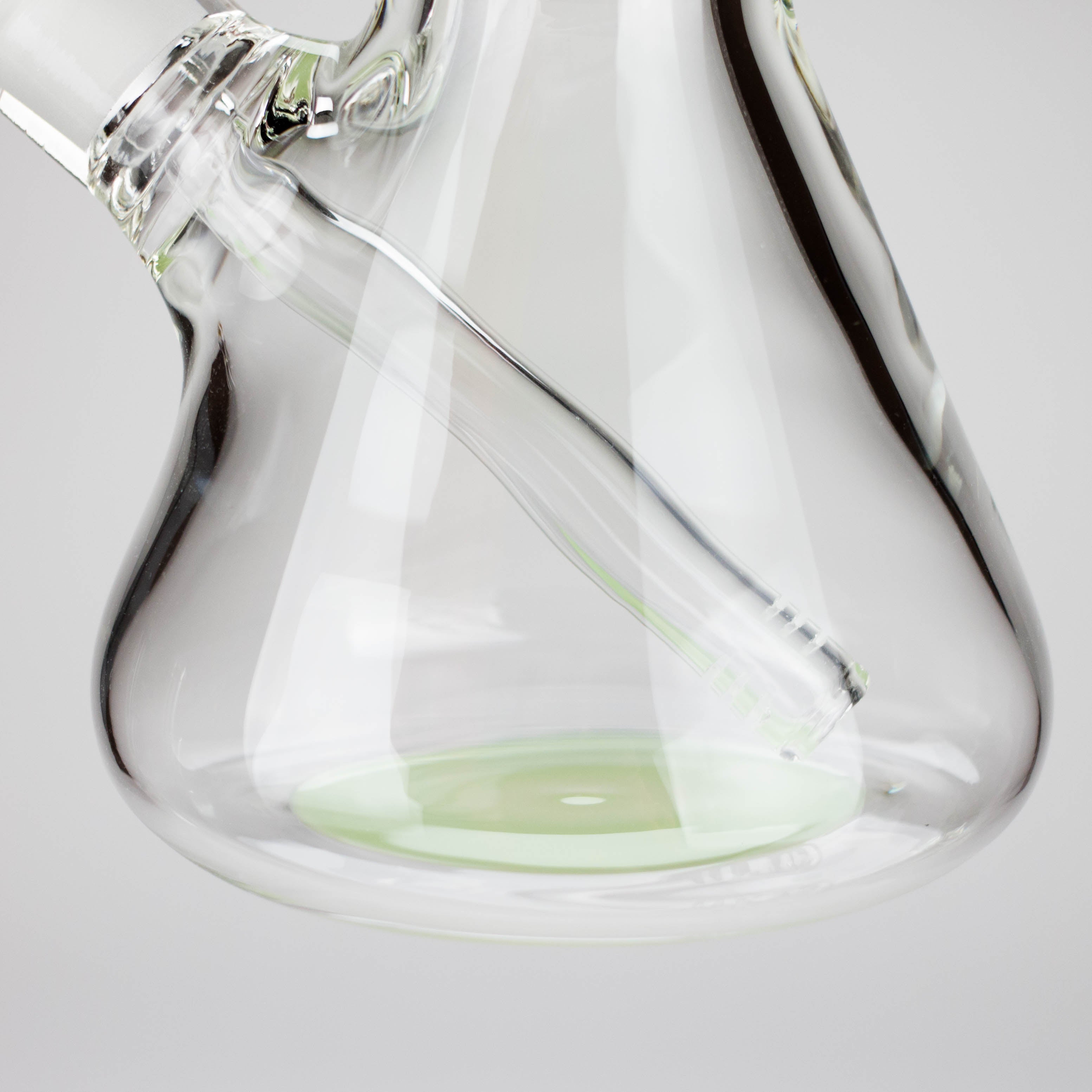 12" Classic Rim Beaker Bong – 9mm Thick Glass with 14mm Bowl Joint