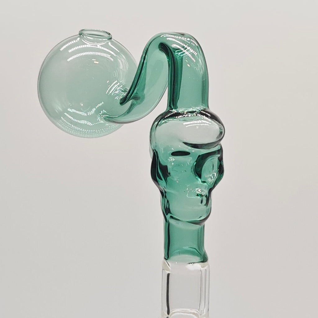 Colorful Skull Oil Burner Pipe Bowl