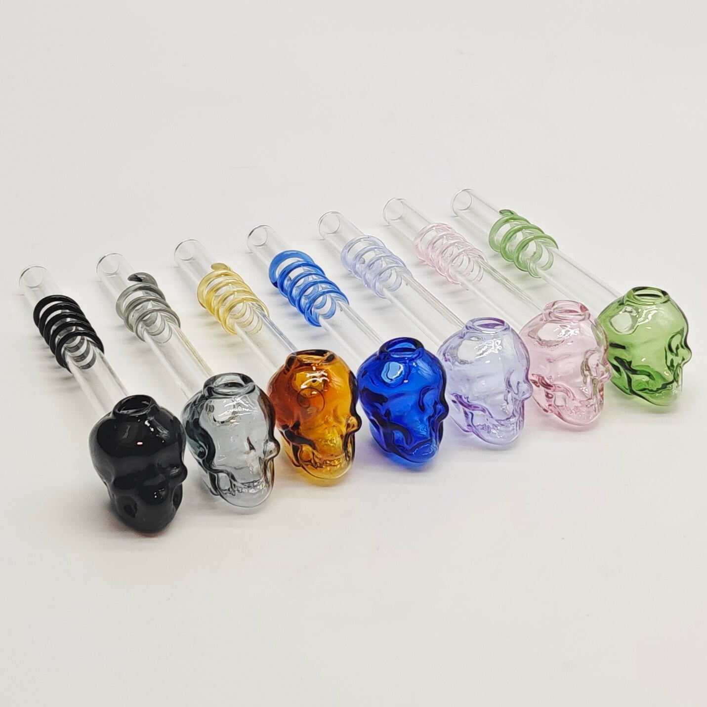 5" Color Skull Oil Burner Pipe [SKP]