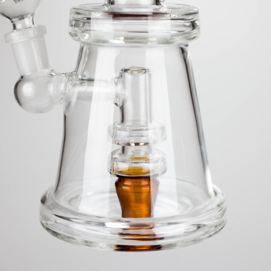 11" Glass Bong with Diffuser | 14mm Bowl Joint | Stemless Design