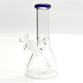 8" Color 4mm Beaker Glass Bong