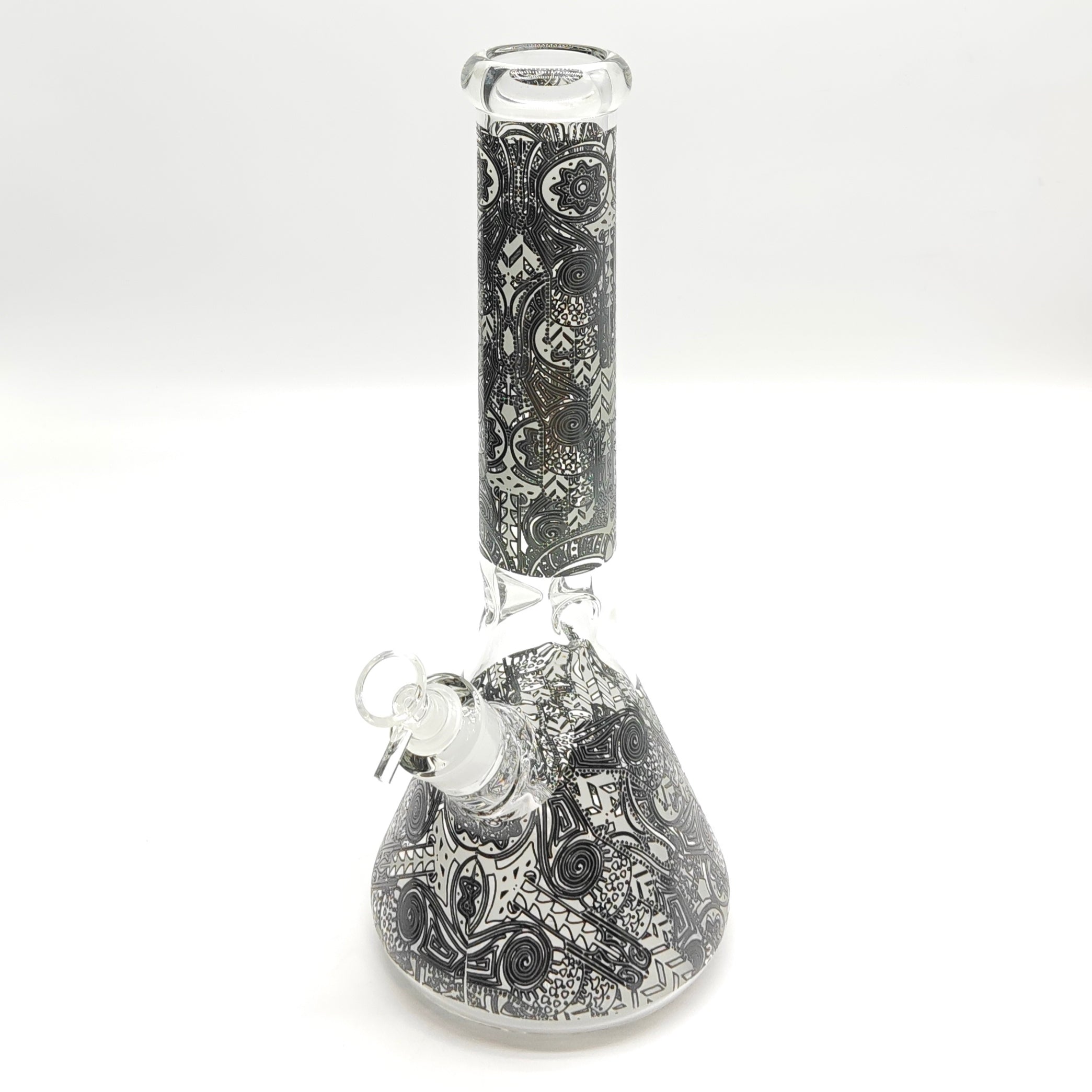 14" Glow in the dark 5mm Beaker Glass Bong