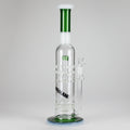Armani Glass | 16" Double Percolator Bong – Premium Dual-Chamber Water Pipe