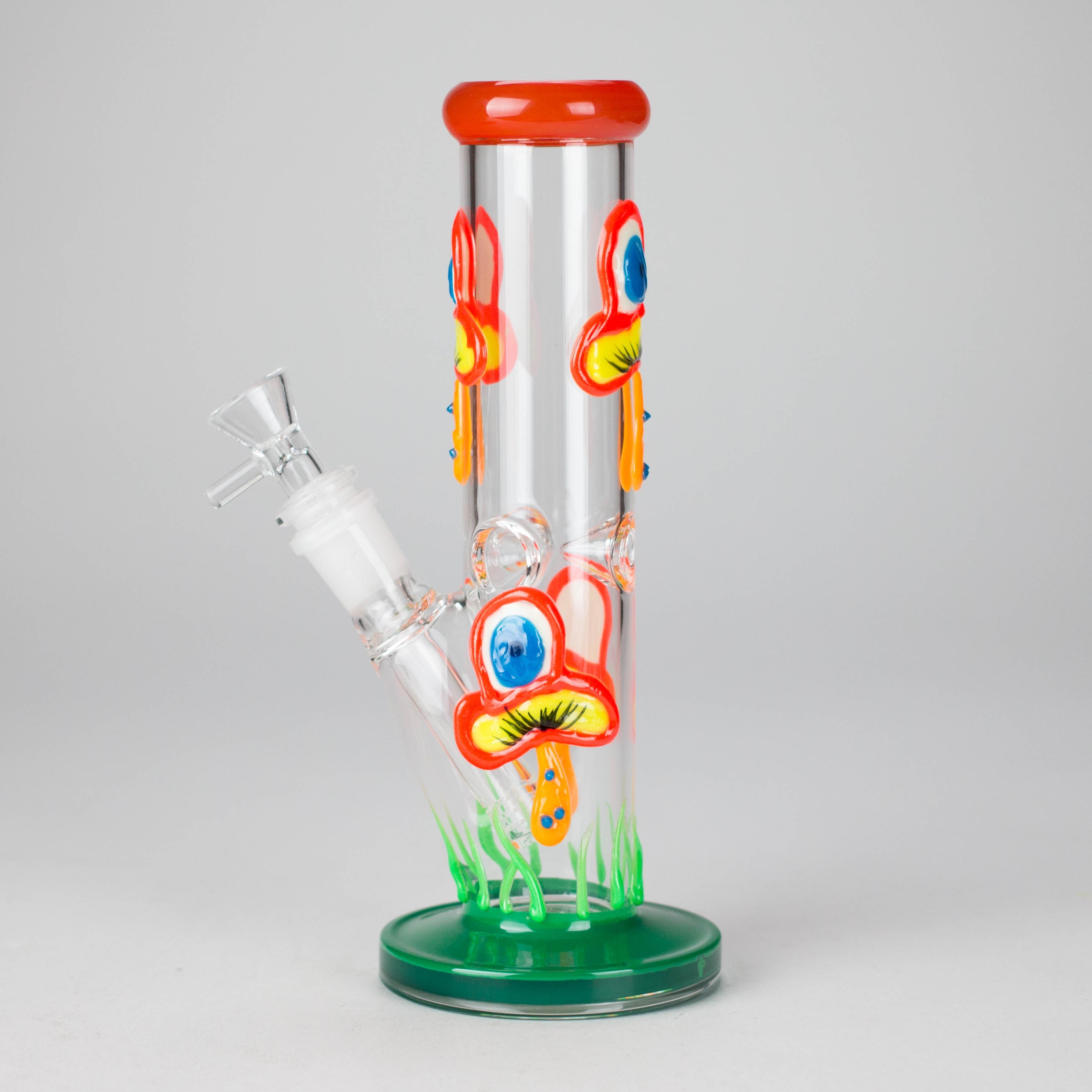 8.5" PsyTotem Glass Bong – 5mm Thick Glass, Tribal Totem Design