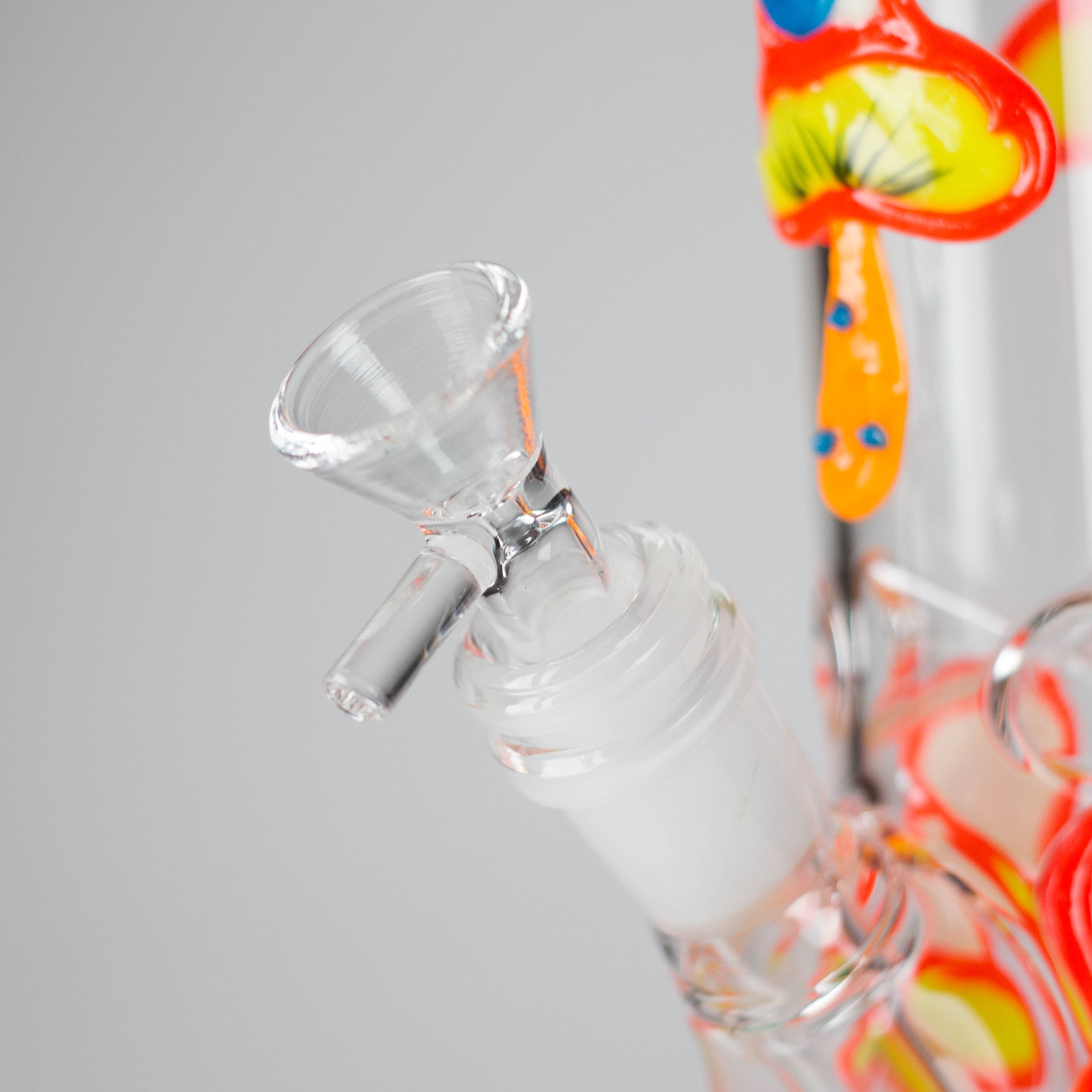 8.5" PsyTotem Glass Bong – 5mm Thick Glass, Tribal Totem Design