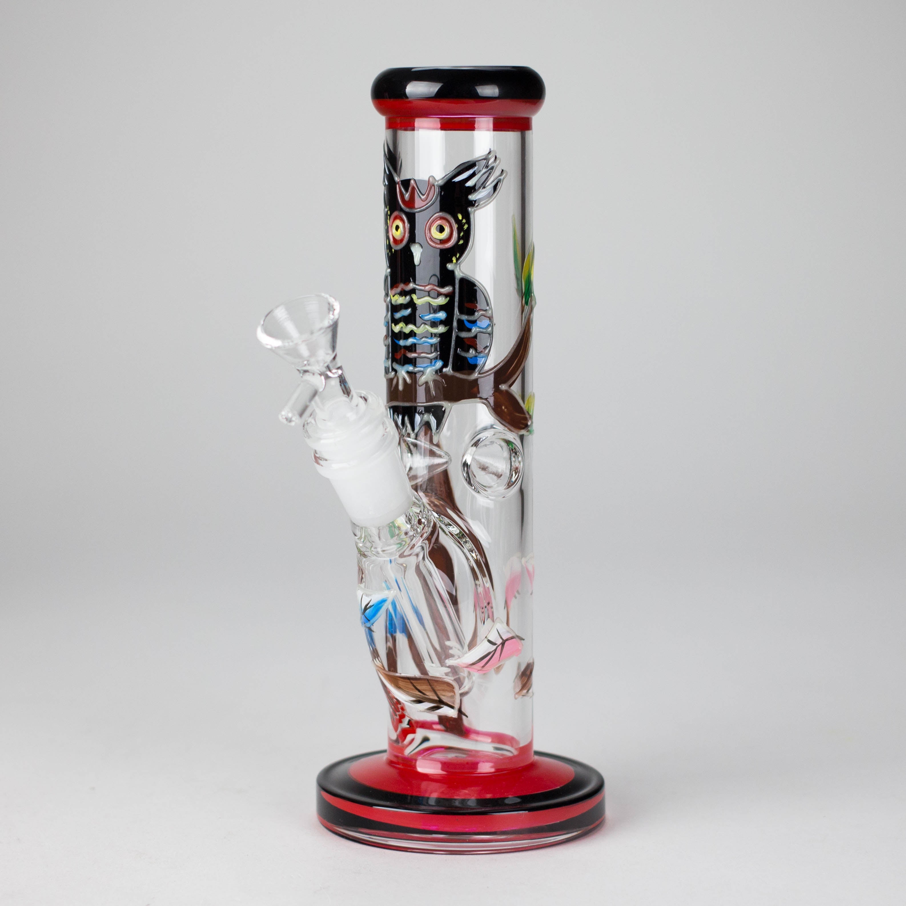 8.5" PsyTotem Glass Bong – 5mm Thick Glass, Tribal Totem Design