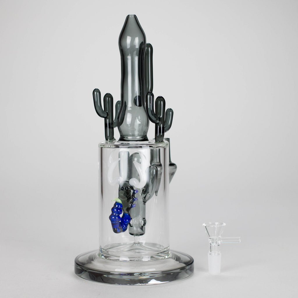 11.5" Cactus Glass Bong