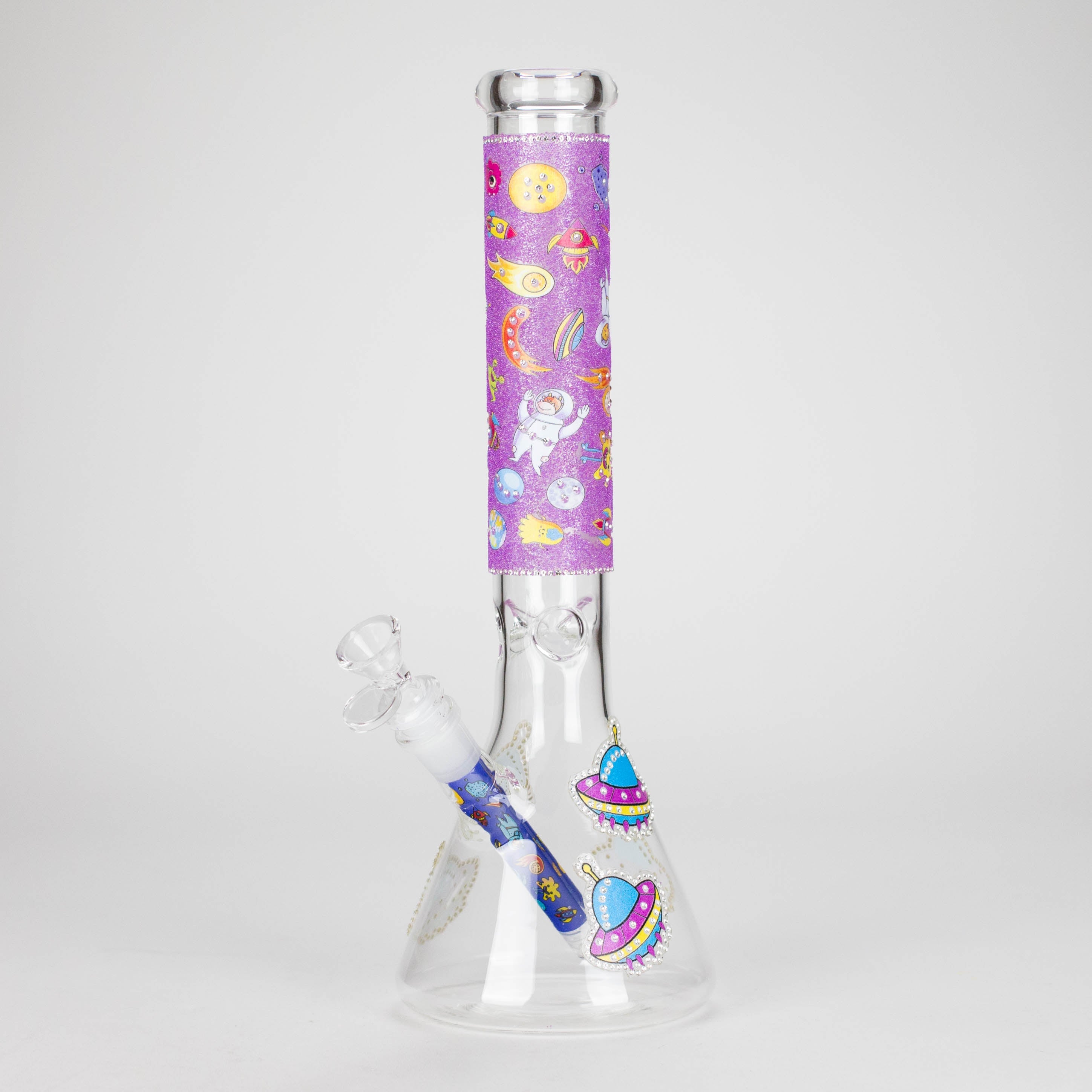 14" Stone works Beaker Base Glass Bling Bong