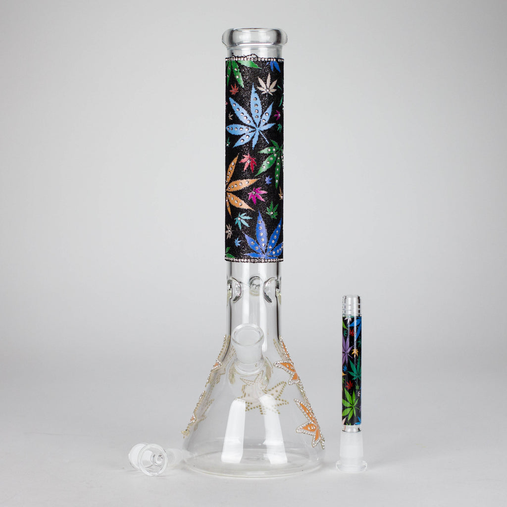 14" Stone works Beaker Base Glass Bling Bong