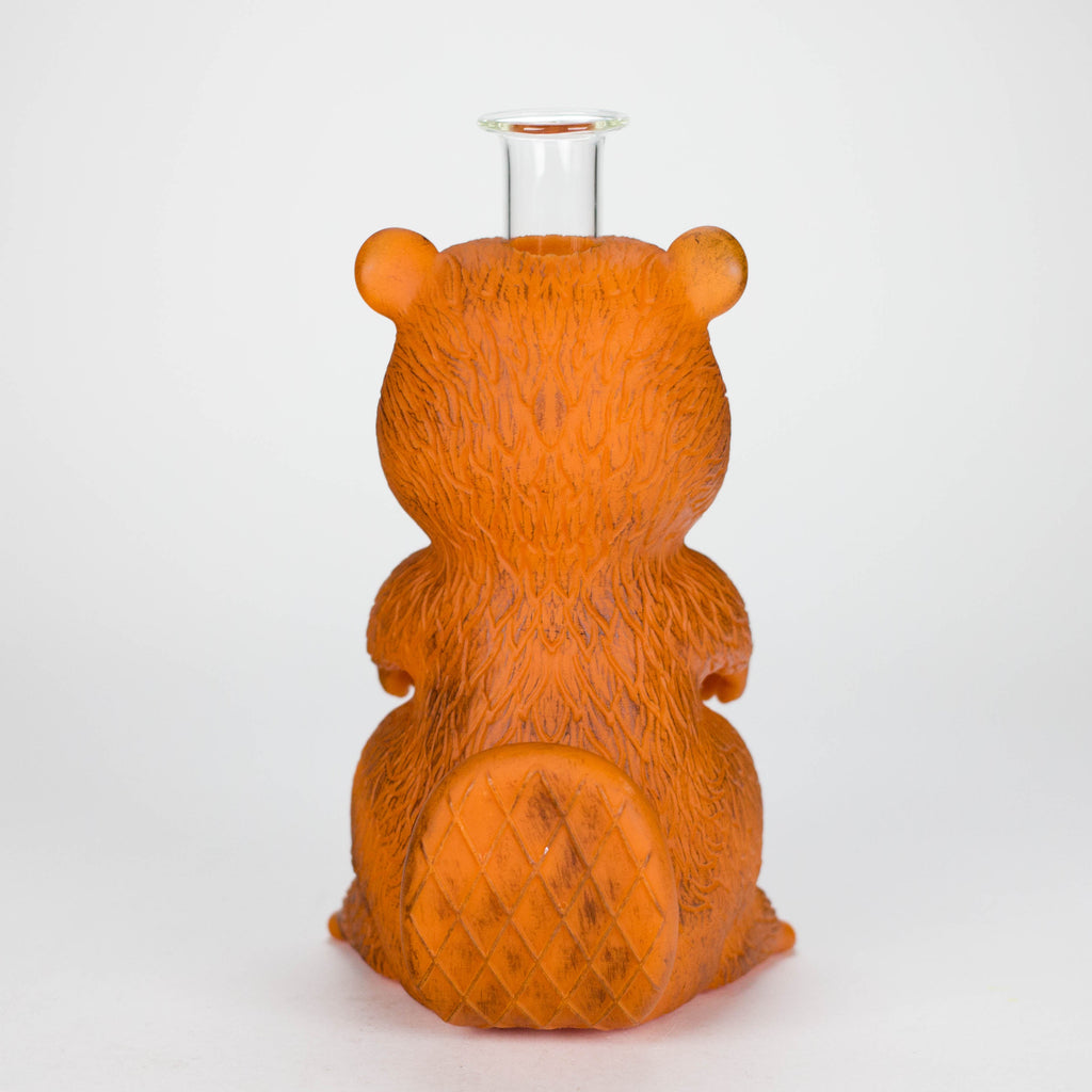 9" Arsenal Beaver Buddy Waterpipe – Brown [SMKZ184]