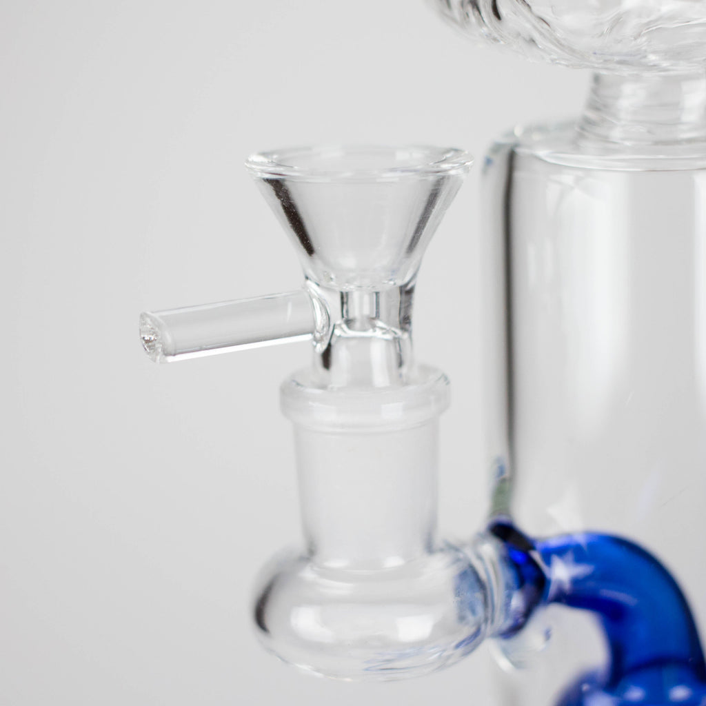 7″ Cartoon Character Glass Water Bong with Diffuser | 14mm Bowl Joint (C802x)
