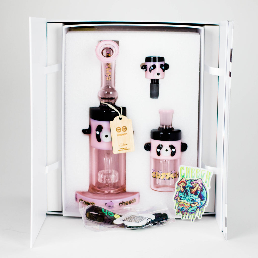 Cheech | 9.5" Panda Bong with Ash Catcher - CHE-232