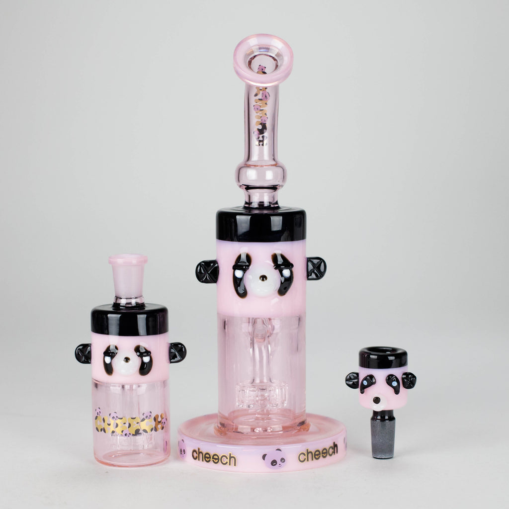 Cheech | 9.5" Panda Bong with Ash Catcher - CHE-232