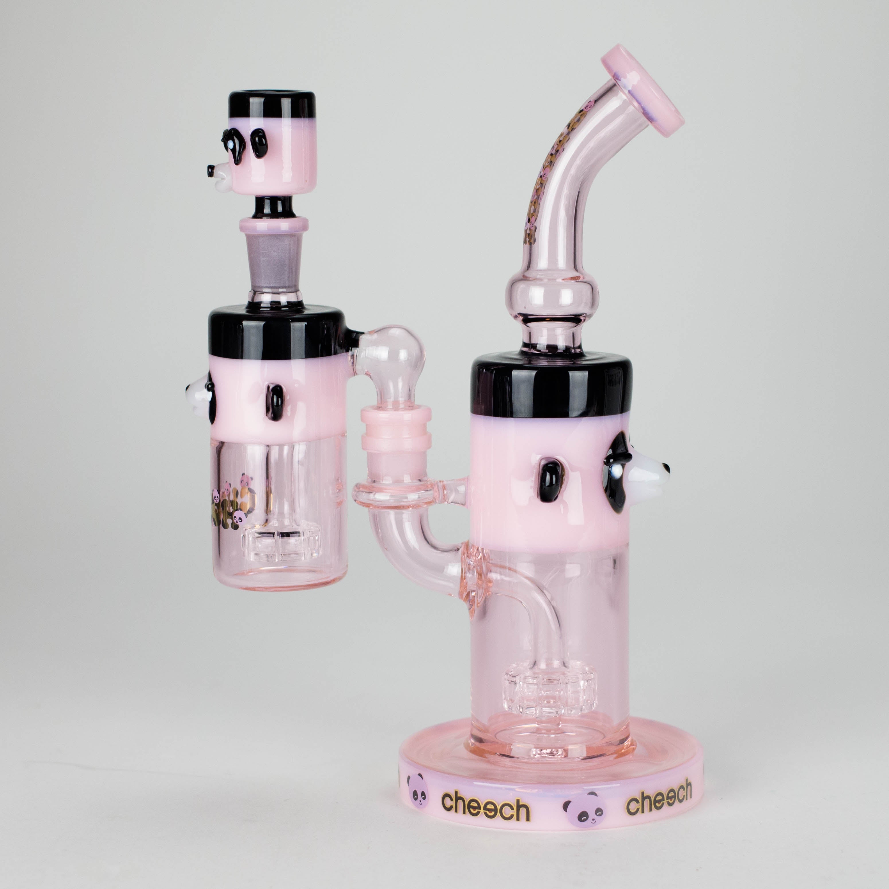 Cheech | 9.5" Panda Bong with Ash Catcher - CHE-232