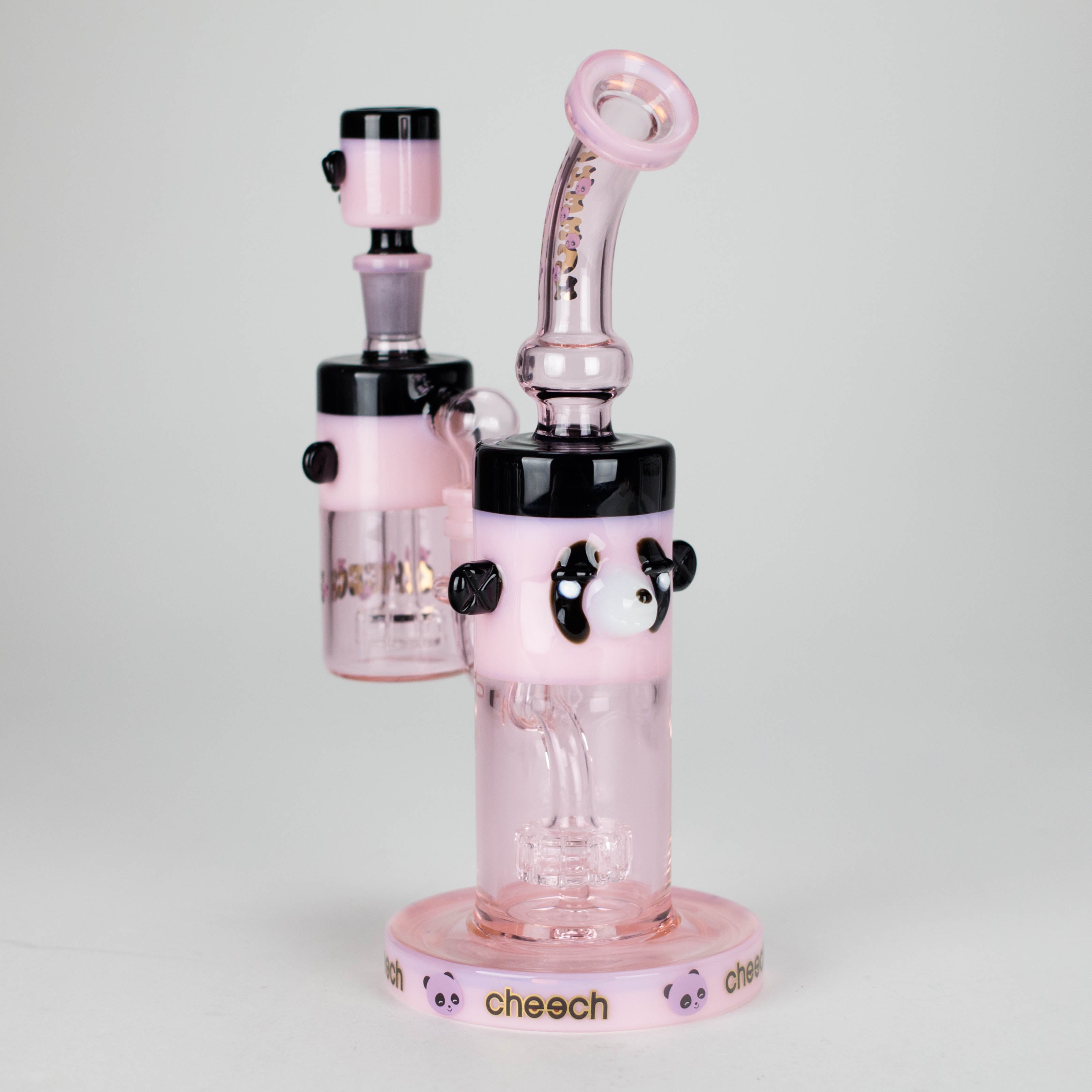 Cheech | 9.5" Panda Bong with Ash Catcher - CHE-232