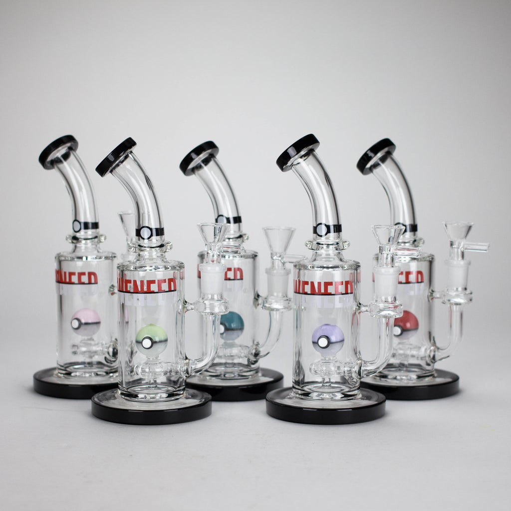 WENEED | 8" Pocket Puff Glass Bong