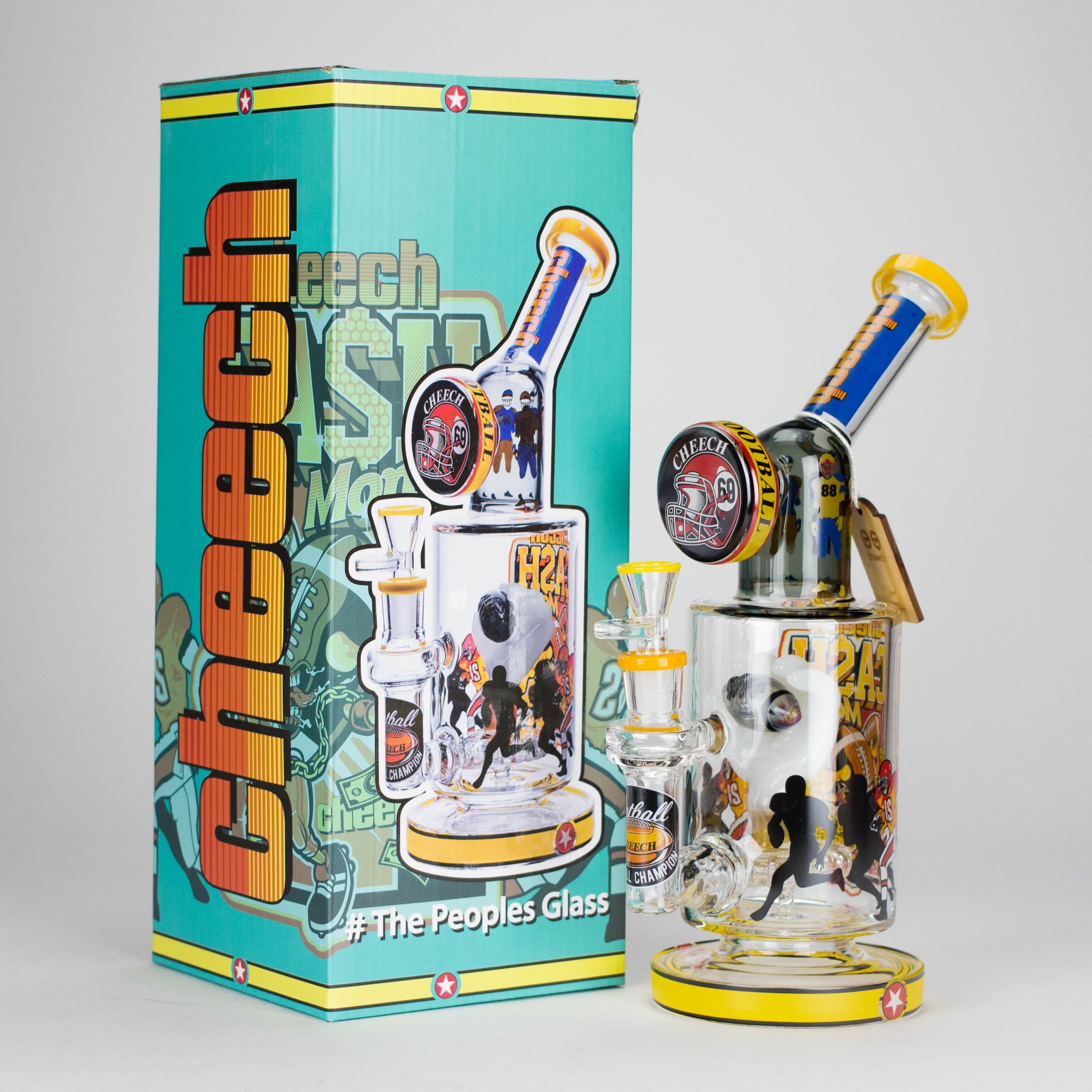 Cheech | 12″ Football Sunday Bong – CHE‑362