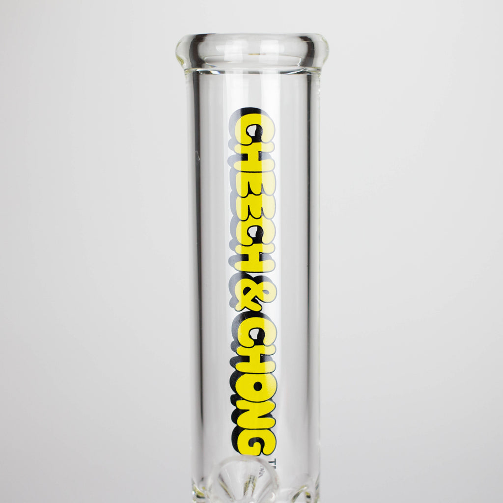 Cheech & Chong® Glass | 12" Tall Bloat On Canteen Base Water Pipe
