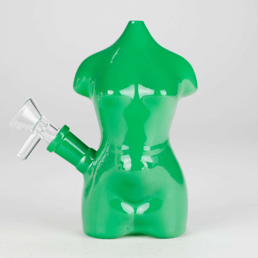 5.5" Curvy Glass Bong