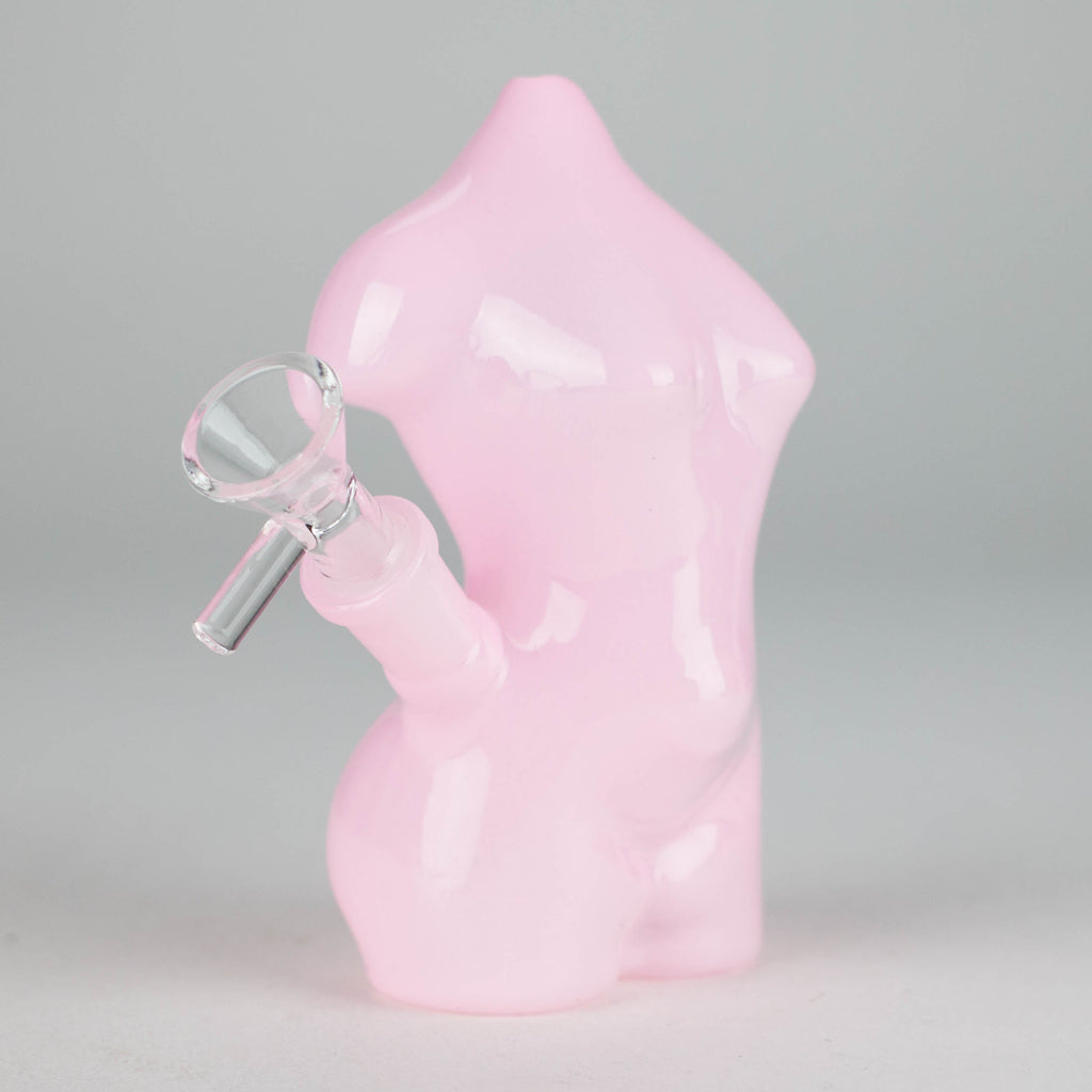 5.5" Curvy Glass Bong