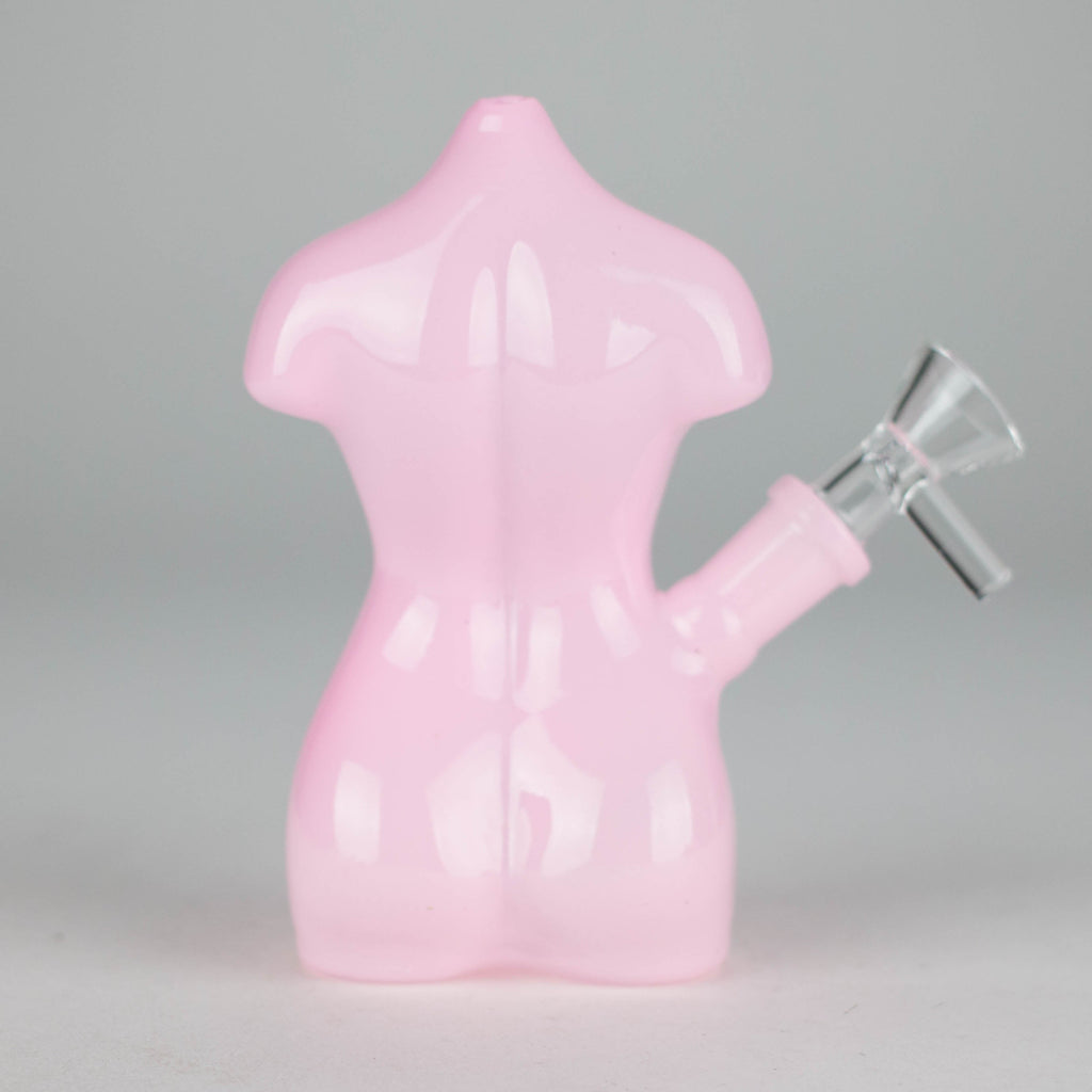 5.5" Curvy Glass Bong