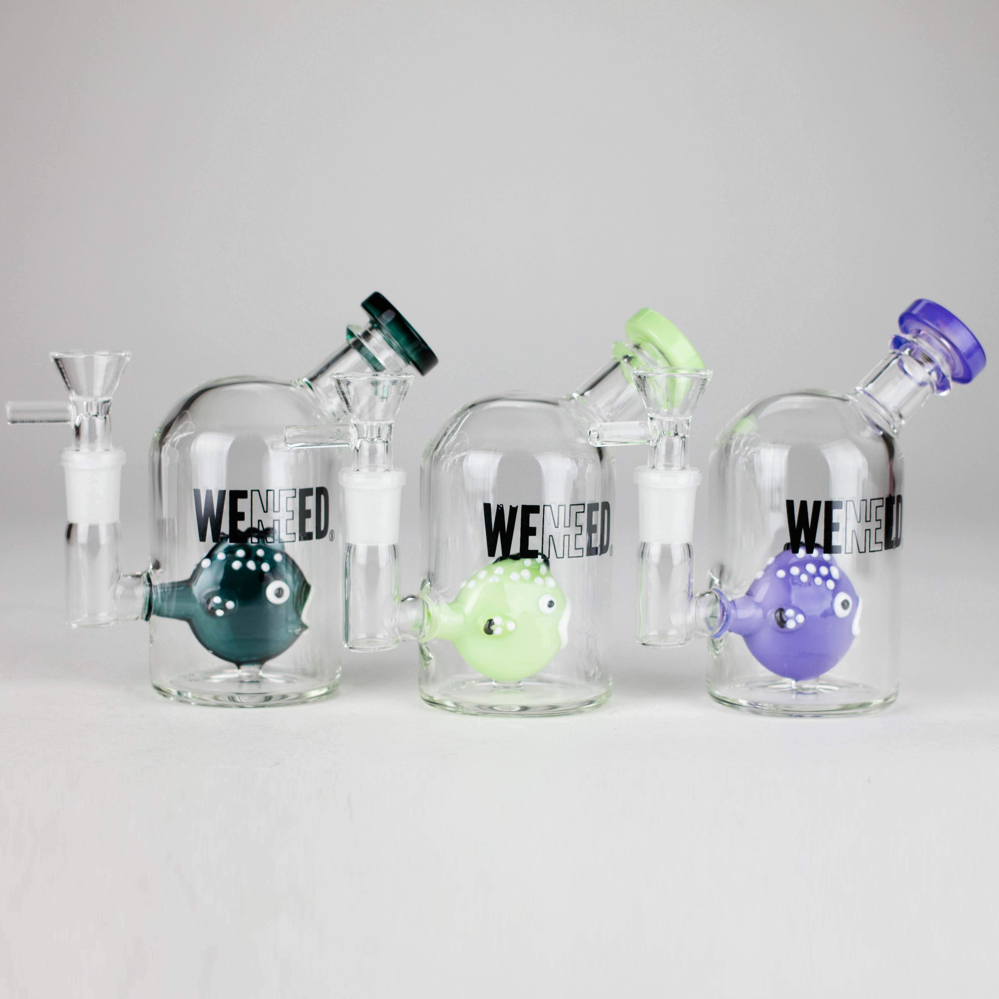 WENEED | 5" Fugu Pop Glass Bong