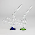 6" Stand Oil Burner Pipe – 2-Pack | Durable Glass, Assorted Colors