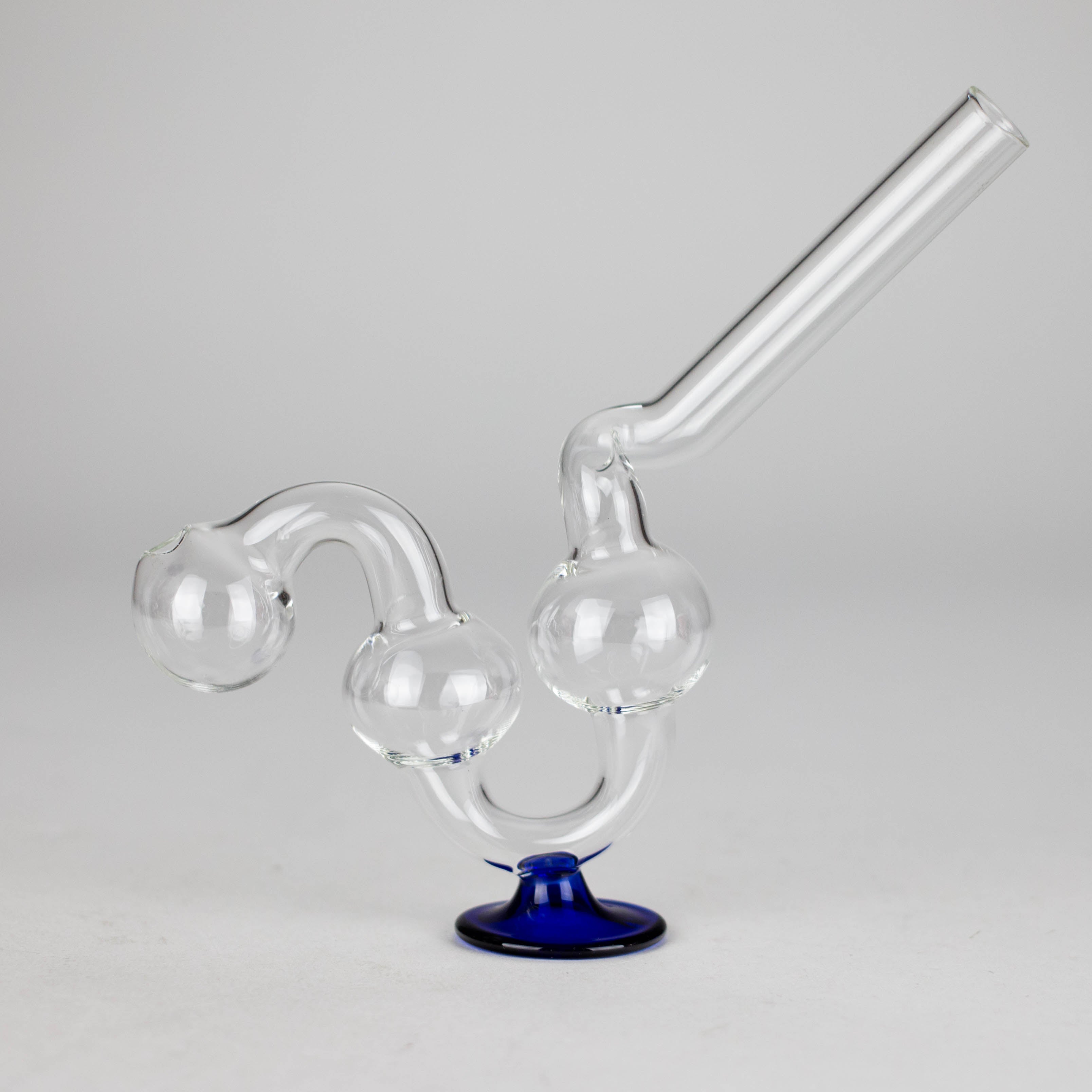 6" Stand Oil Burner Pipe – 2-Pack | Durable Glass, Assorted Colors