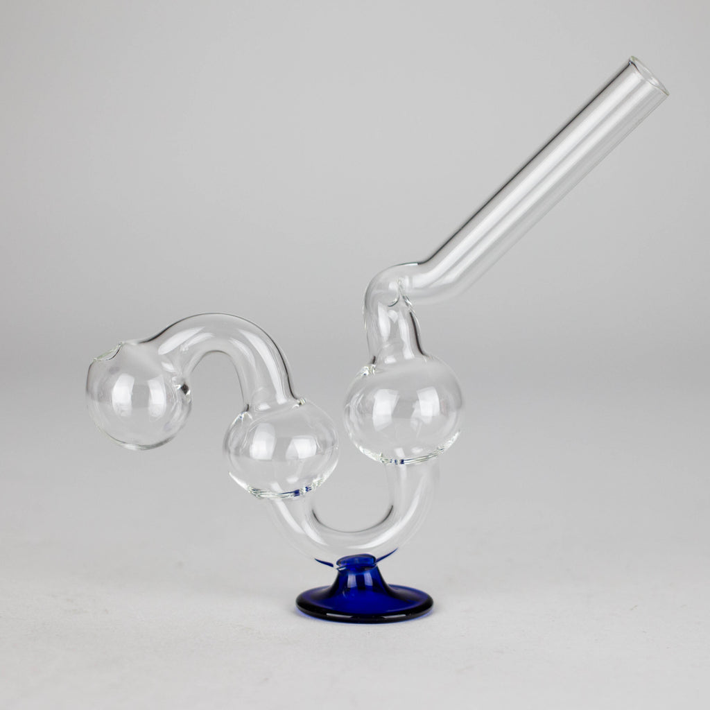 6" Stand Oil Burner Pipe – 2-Pack | Durable Glass