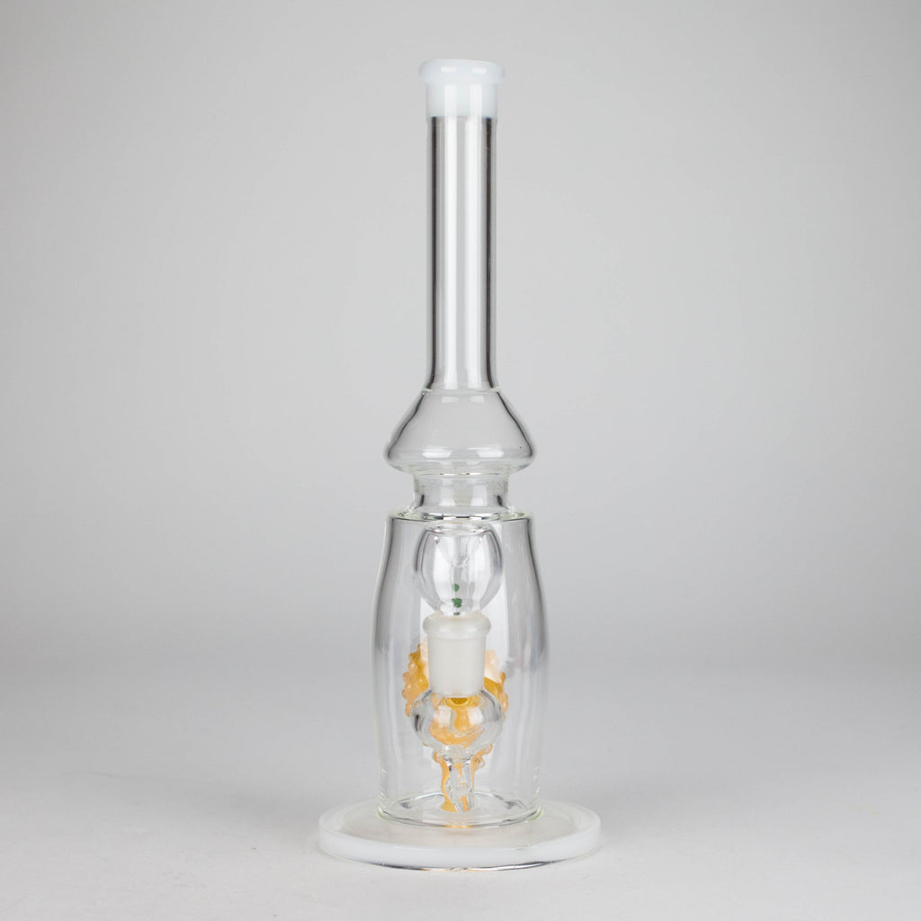13" Glass Water Pipe with Pineapple Diffuser -Assorted Colors