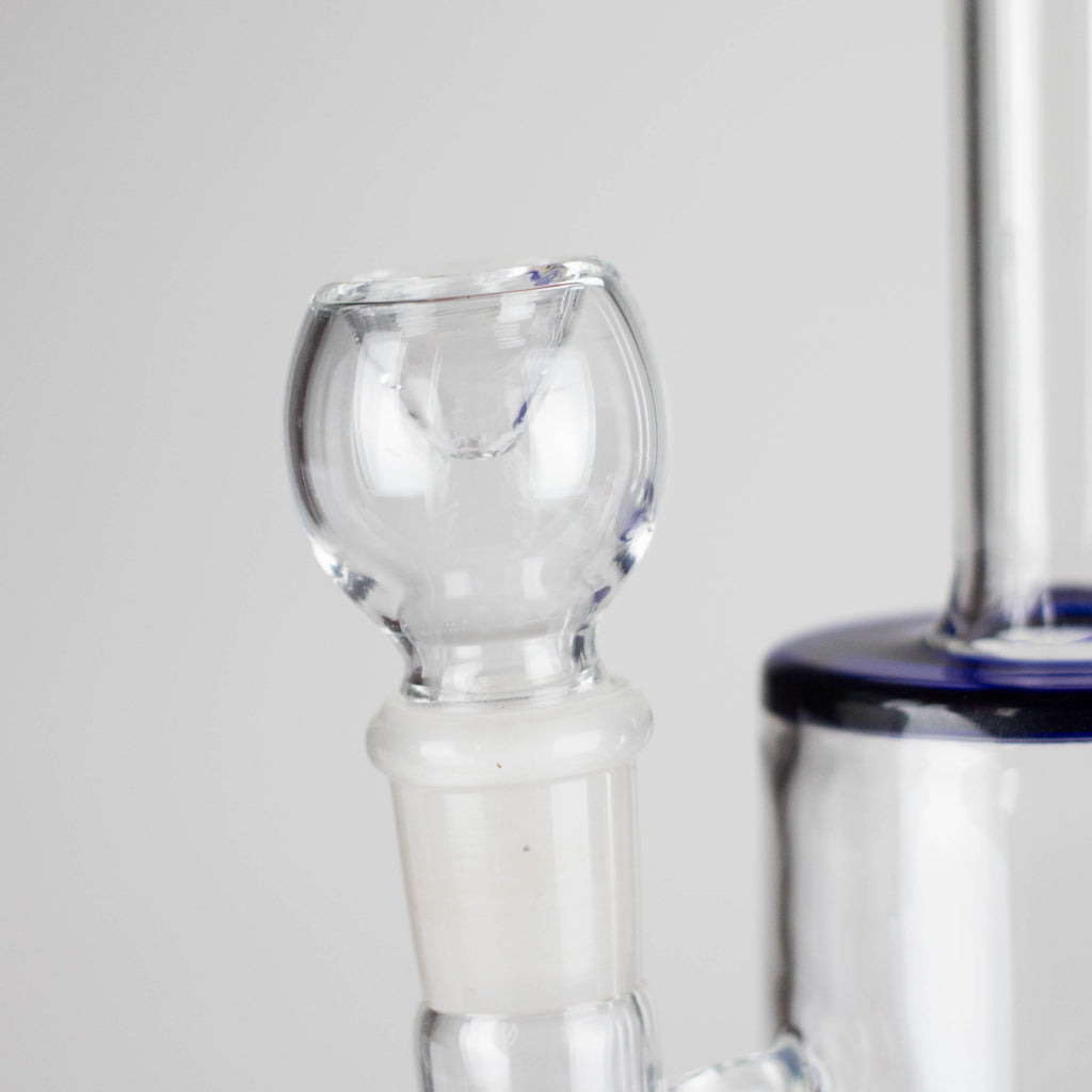 10" Glass Water Pipe with Fish Water Diffuser – Assorted Colors